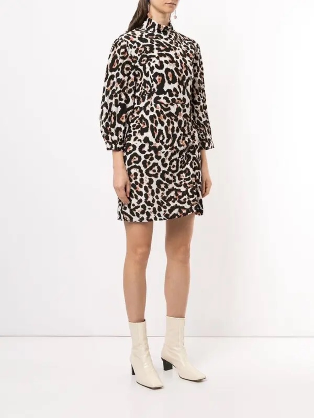 FAB CHIC Leopard Print Mini Dress (never worn!)
